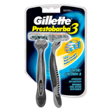 MAQUINA PARA AFEITAR GILLETTE PRESTOBARBA 3 2  PZA.