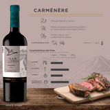 VINO TINTO CONCHA Y TORO GRAN RESERVA CARMENERE 750  ML.