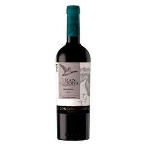 VINO TINTO CONCHA Y TORO GRAN RESERVA CARMENERE 750  ML.