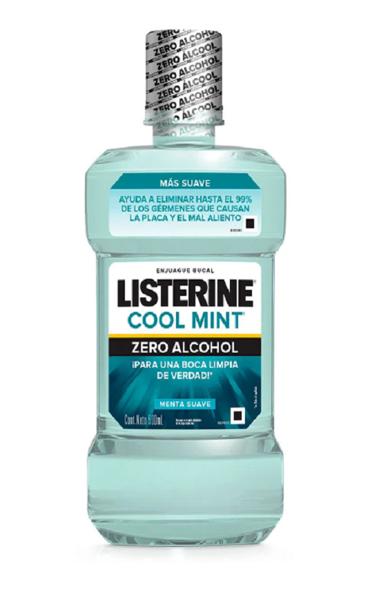 ENJUAGUE BUCAL LISTERINE COOL MINT ZERO 500  ML.