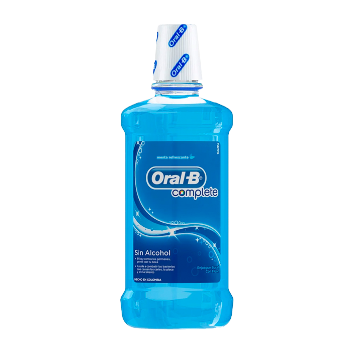 ENJUAGUE BUCAL ORAL B COMPLETE MENTA 250  ML.