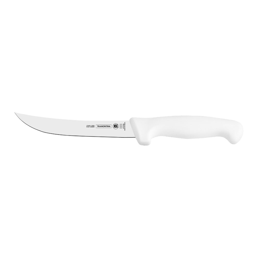 CUCHILLO PARA DESHUESAR FLEXIBLE CURVO 6 PLG PROFESIONAL BLANCO 1  PZA.