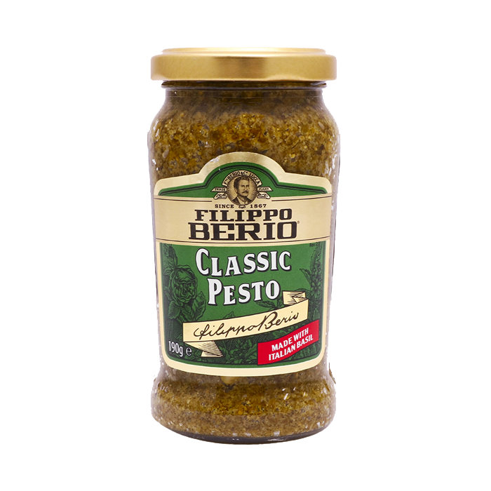 SALSA DE ALBAHACA CLASICA FILIPPO BERIO FRASCO 190  GR.