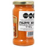 SALSA DE TOMATE Y QUESO FILIPPO BERIO FRASCO 190  GR.