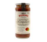 SALSA DE TOMATE CON ALBAHACA RUMMO FRASCO 340  GR.