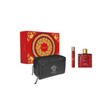 SET 3 PIEZAS VERSACE EROS FLAME PARA HOMBRE  EDP 100  ML.