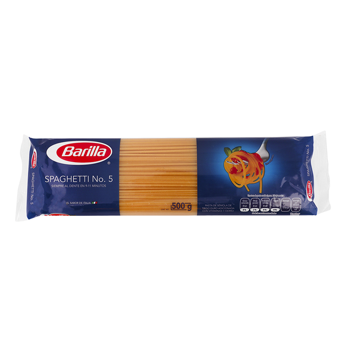 PASTA PARA SOPA  SPAGUETTI MEDIANO BARILLA 500  GR.