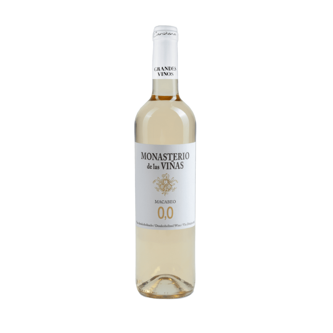 VINO BLANCO MONASTERIO DE LAS VIÑAS 0.0 ALCOHOL 750  ML.