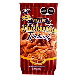 TIRAS DE CHICHARRON RICHAUD 80G. 80  GR.