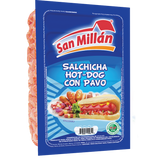 SALCHICHA HOT DOG CON PAVO SAN MILLAN