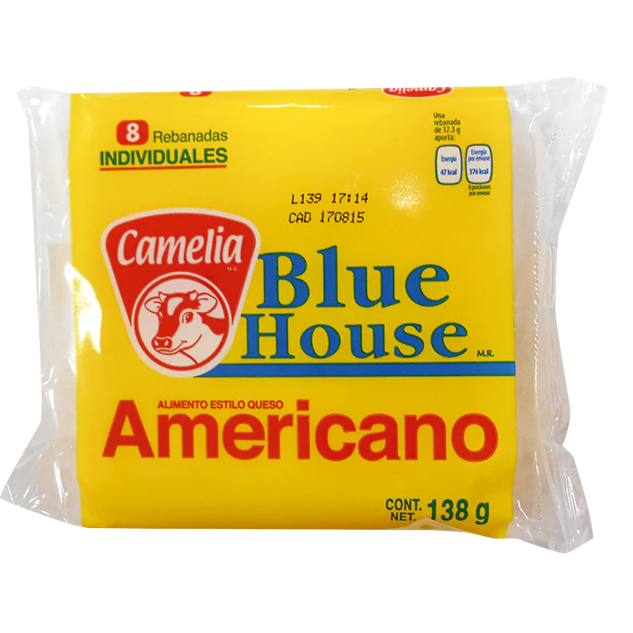 QUESO AMERICANO BLUE HOUSE EN REBANADAS