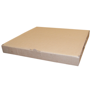 CAJA DE CARTON PARA PIZZA SIN IMPRESION TAMAÑO GRANDE 1  PZA.