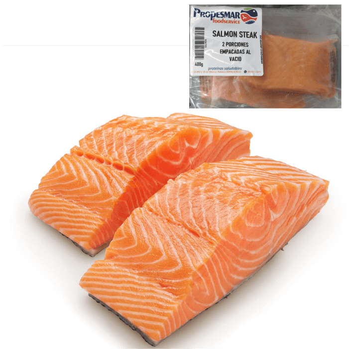 SALMON STEAK PREMIUM 400  GR.