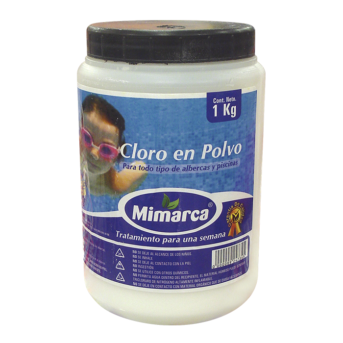 CLORO PARA PISCINA Y ALBERCA MIMARCA 1  KG.