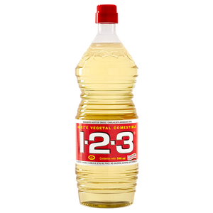 ACEITE VEGETAL COMESTIBLE 1-2-3 BOTELLA 500  ML.