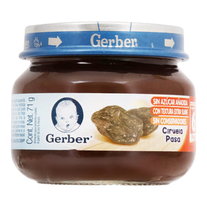 GERBER 1RA ETAPA  CIRUELA PASA FRASCO 71  GR.