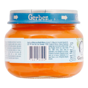 GERBER 1RA ETAPA ZANAHORIA FRASCO 71  GR.