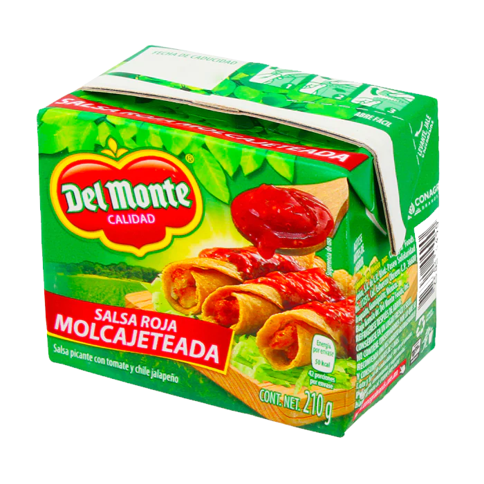 SALSA MEXICANA ROJA DEL MONTE TETRA 210  GR.