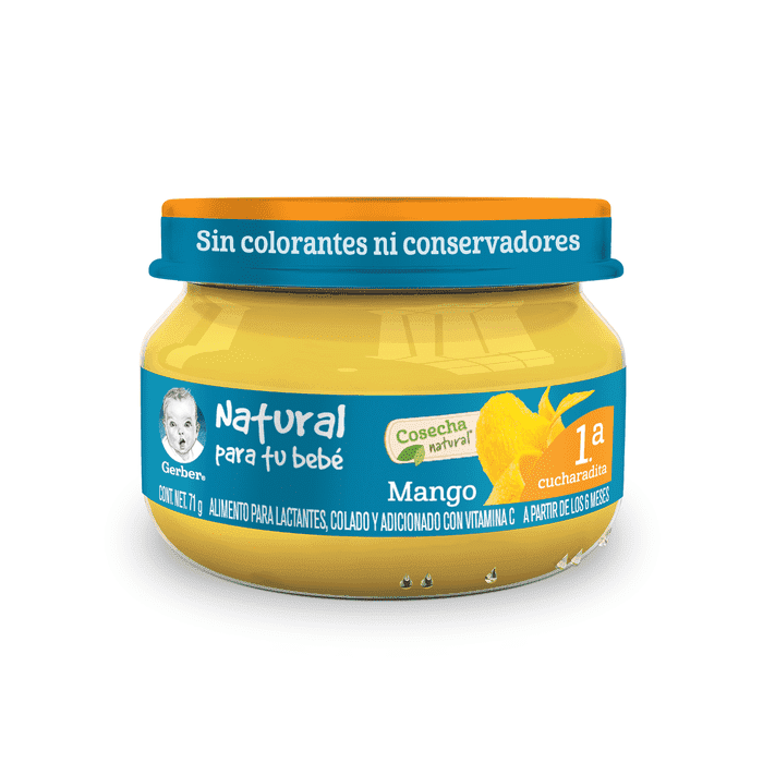 GERBER 1RA ETAPA MANGO FRASCO 71  GR.