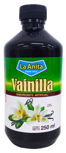 VAINILLA LA ANITA SABORIZANTE ARTIFICIAL BOTELLA 250  ML.