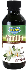 VAINILLA LA ANITA SABORIZANTE ARTIFICIAL BOTELLA 120  ML.