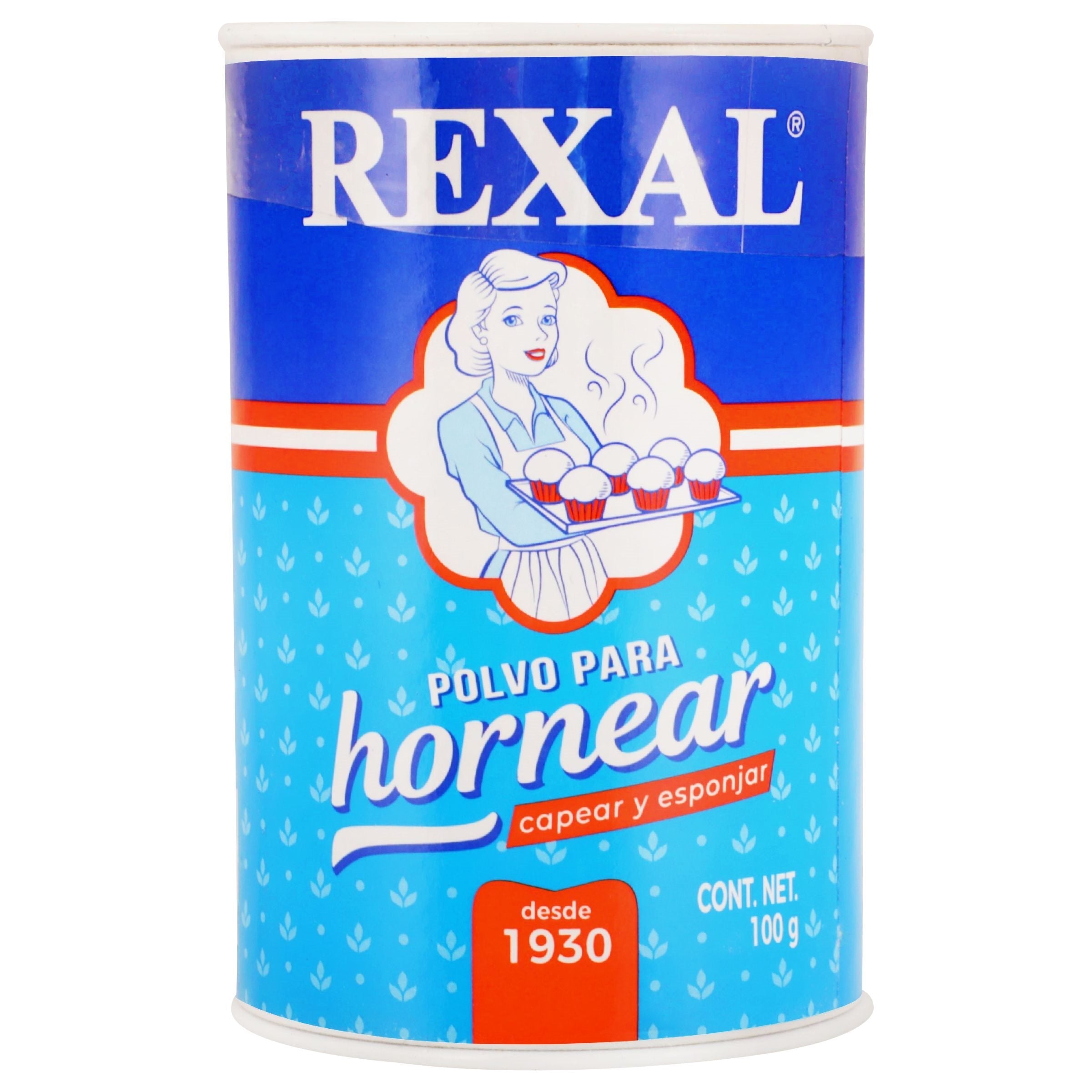 POLVO PARA HORNEAR REXAL BOTE 100  GR.