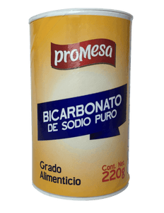 Bicarbonato de sodio Promesa grado alimenticio bote 220g