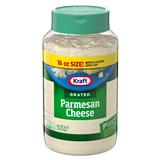 QUESO PARMESANO RALLADO KRAFT BOTE 453  GR.