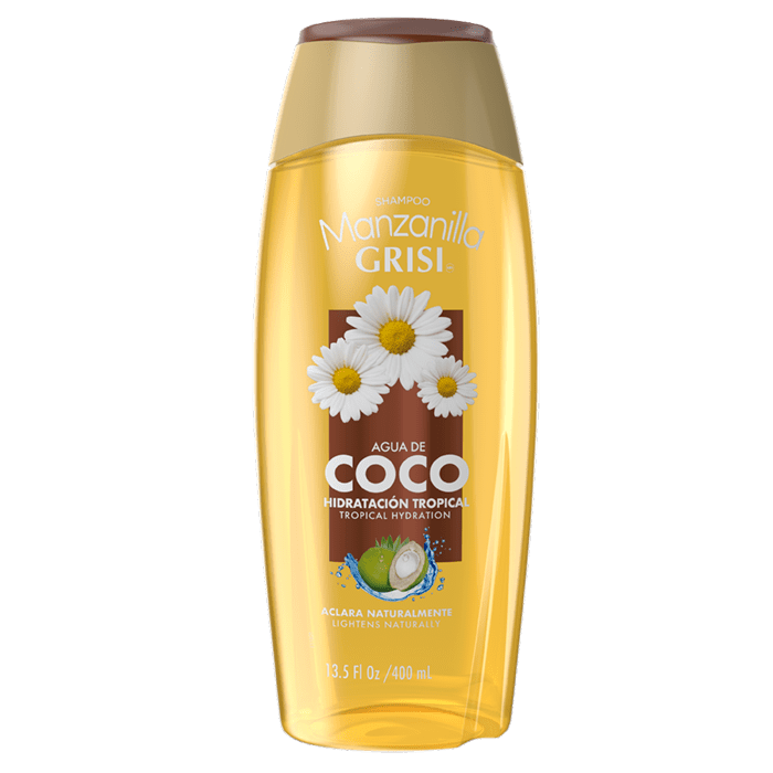 SHAMPOO GRISI  AGUA DE COCO 400  ML.