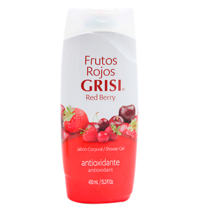 SHOWER GEL GRISI FRUTOS ROJOS 450  ML.