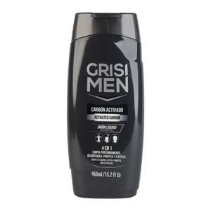 JABON LIQUIDO GRISI MEN CARBON ACTIVADO 450  ML.