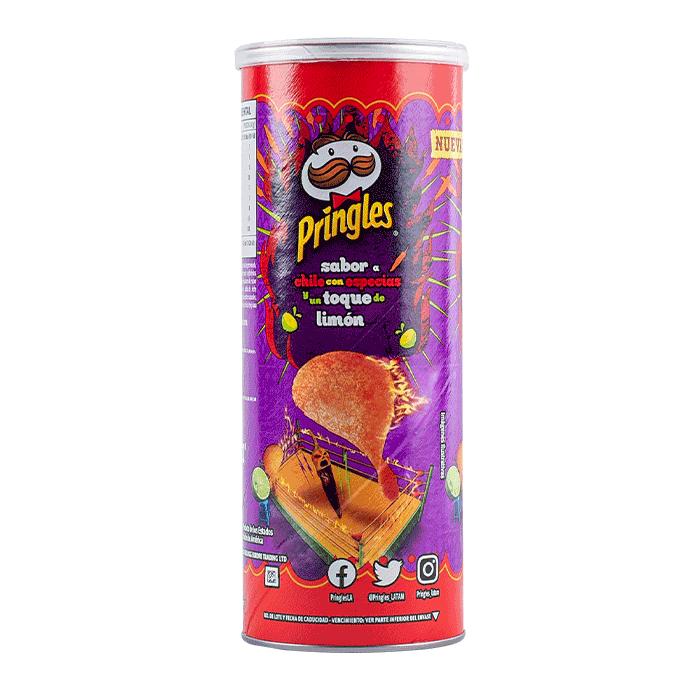 PAPAS PRINGLES ADOBADA 124  GR.