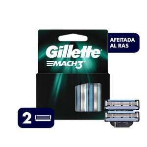 CARTUCHO GILLETTE MACH 3 2  PZA.