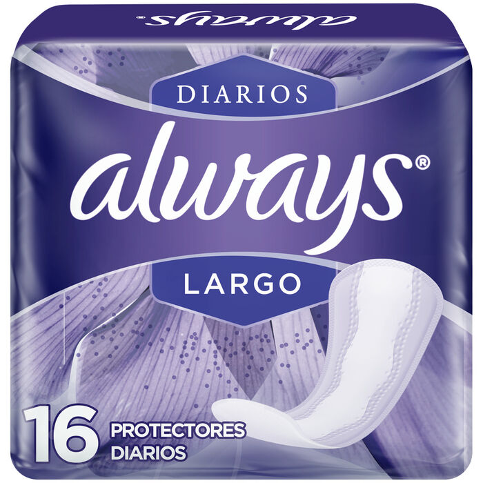 PANTIPROTECTORES ALWAYS  LARGO EXTRA PROTECCION 16  PZA.