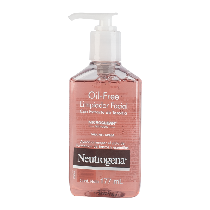 LIMPIADOR FACIAL NEUTROGENA OIL FREE CON EXTRACTO DE TORONJA 177  ML.