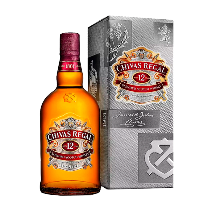 WHISKY CHIVAS REGAL 750  ML.