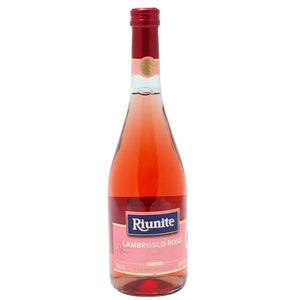 VINO ROSA RIUNITE LAMBRUSCO ROSE 750  ML.