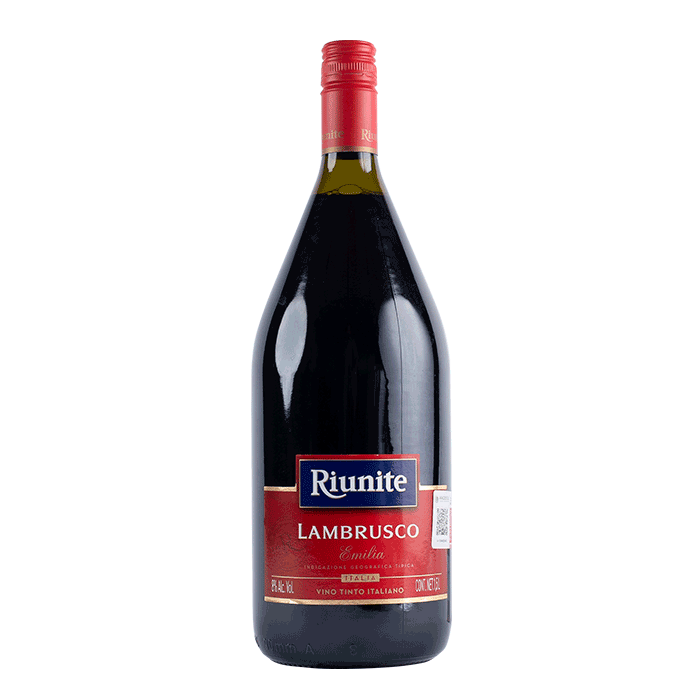 VINO TINTO RIUNITE LAMBRUSCO 1.500  ML.