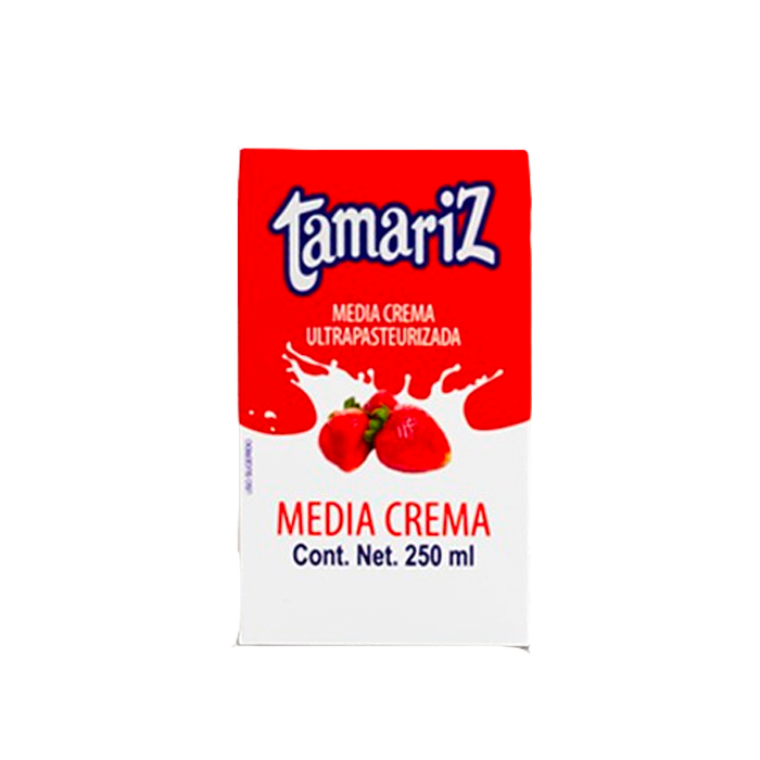 MEDIA CREMA TAMARIZ TETRA 250  ML.