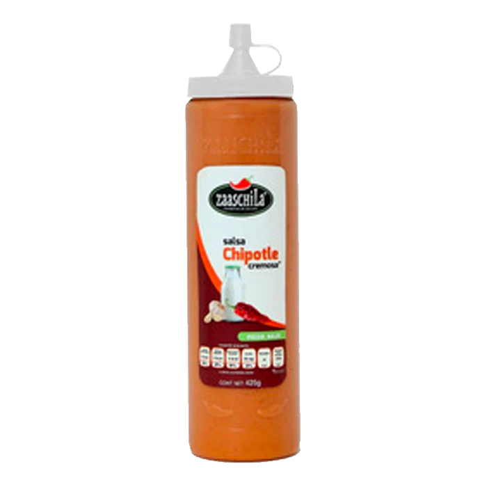 SALSA  ZAASCHILA CHIPOTLE CREMOSA BOTE 425  GR.