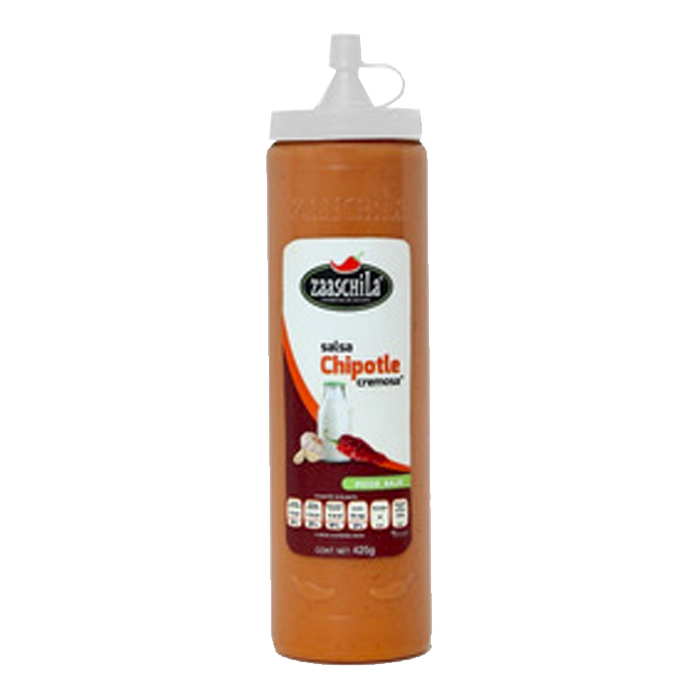 SALSA  ZAASCHILA CHIPOTLE CREMOSA BOTE 425  GR.