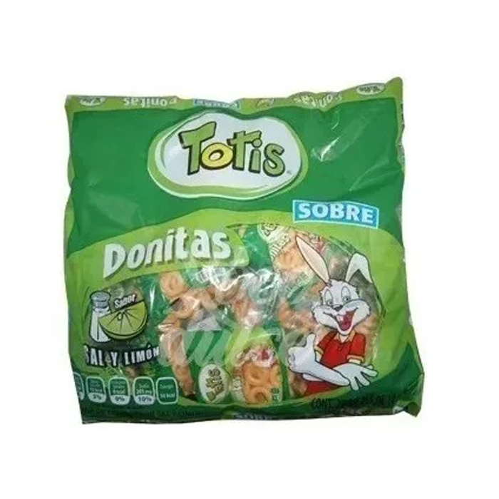 TOTIS DONITAS LIMON Y SAL BOLSA 24  PZA.