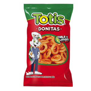 TOTIS LA COSTEÑA BOTANA DE TRIGO CHILE Y LIMÓN 110 g 110  GR.