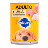 ALIMENTO PARA PERRO PEDIGREE ADULTO CARNE MOLIDA DE POLLO LATA 375  GR.