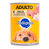 ALIMENTO PARA PERRO PEDIGREE ADULTO CARNE MOLIDA DE POLLO LATA 375  GR.