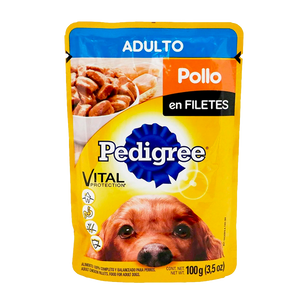 ALIMENTO PARA PERRO PEDIGREE POUCH POLLO  POUCH 100  GR.