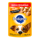 ALIMENTO PARA PERRO PEDIGREE RAZAS PEQUENAS CARNE DE POLLO POUCH 100  GR.