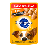 ALIMENTO PARA PERRO PEDIGREE RAZAS PEQUENAS CARNE DE POLLO POUCH 100  GR.