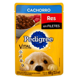 ALIMENTO PARA PERRO PEDIGREE CACHORRO RES POUCH 100  GR.