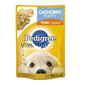 ALIMENTO PARA PERRO PEDIGREE CACHORRO POLLO POUCH 100  GR.